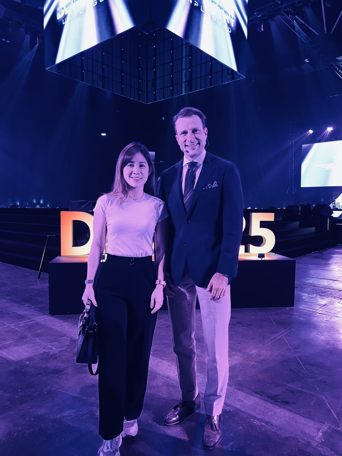 Dr. Mandy at an international dental conference