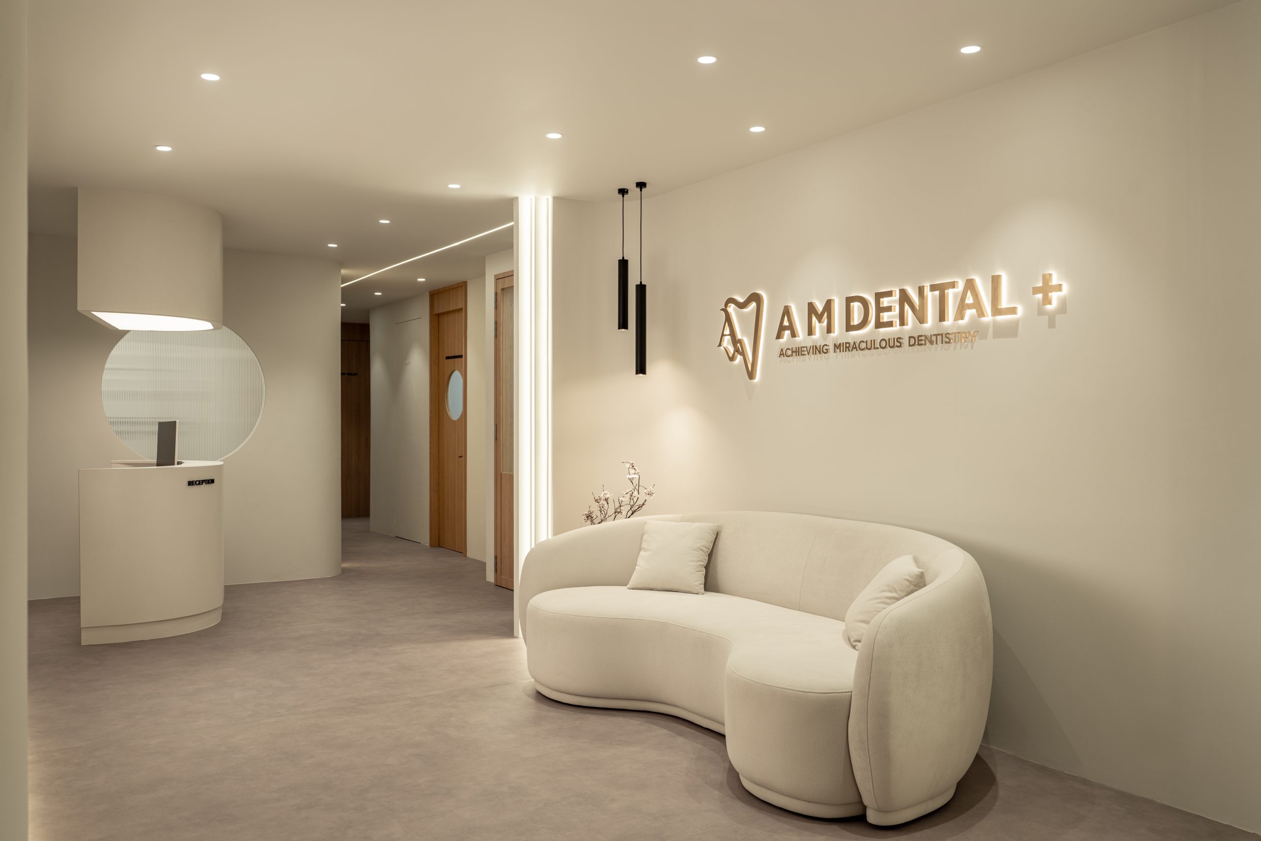 A M Dental reception and waiting lounge